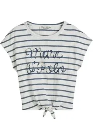 Marc O’ Polo T-Shirt mit Knoten-Detail blau 92/98