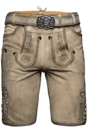 Mark Maddox Trachtenlederhose Zugersee Herren beige 50