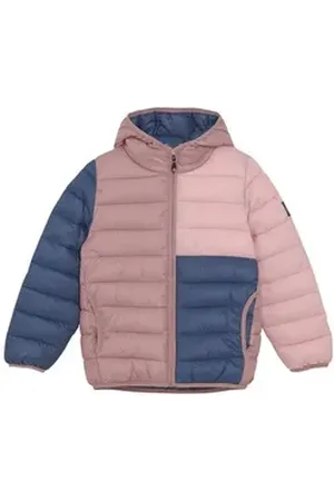 Color Kids Steppjacke COJacket W. Hood - Quilted rosa 104