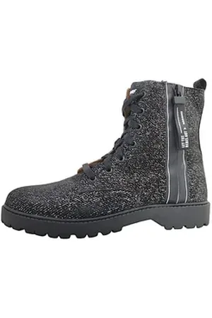 Braqeez Stiefel Schnürstiefel schwarz 35 EU