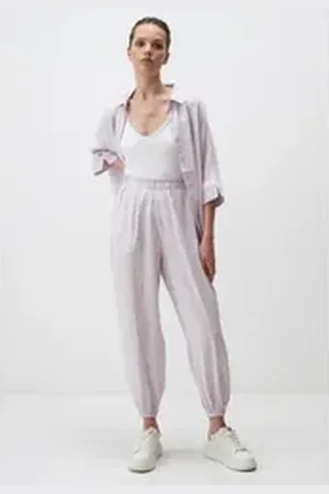 Jimmy Key Strickhose lila M