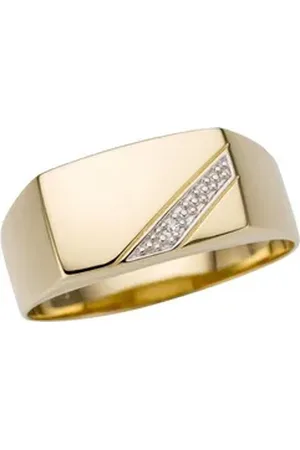 Firetti Goldring Schmuck Geschenk Gold 333 Herrenring Goldring, mit Brillant gelb|goldfarben|silberfarben 19