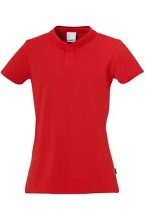 Uhlsport Funktionsshirt POLO SHIRT Essential Prime Women (Trikot) rot|schwarz L