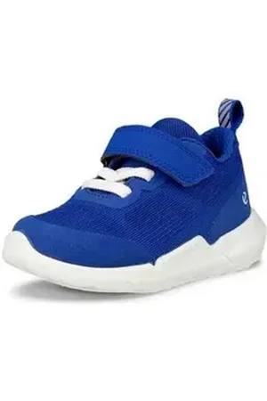 Ecco Biom 2.2 Infant Lauflernschuh, Babyschuh, Klettschuh, Sneaker mit herausnehmbarer Innensohle blau 21 EU