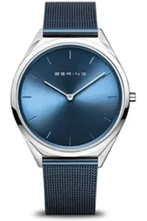 Bering Quarzuhr Ultra Slim blau