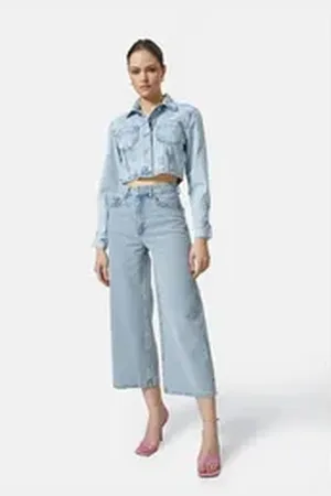 Koton Schlagjeans Normale Leibhöhe Schlagjeans blau 30/32
