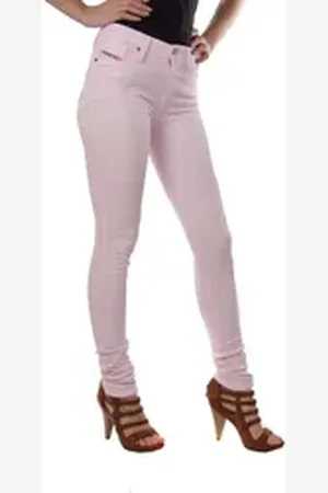 Diesel Skinny-fit-Jeans Skinzee 084BZ Damen Jeans Hose Skinny Super Slim rosa W31
