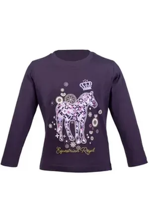 Hkm Kids Langarmshirt Langarmshirt -Lola- lila 146/152