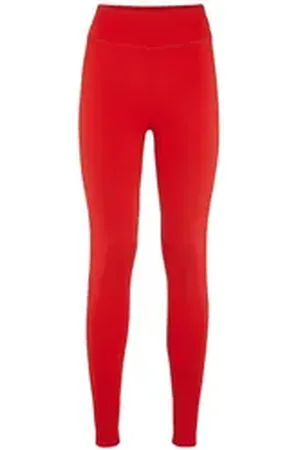 hessnatur Leggings Medium Cut ACTIVE LIGHT aus Bio-Baumwolle (1-tlg) lila|rot S/l