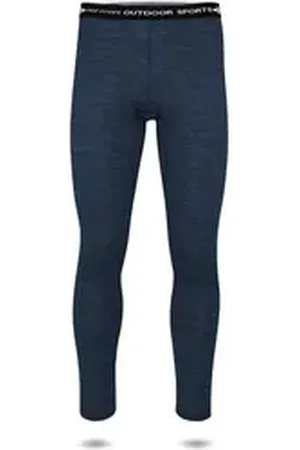 Normani Thermounterhose Herren Merino Unterhose Sydney Thermounterwäsche Funktionshose Lang Baselayer Leggins Ski-Winterhose blau 4XL