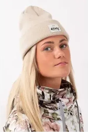 Eivy Beanie Watcher mit Logo weiß