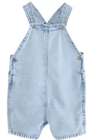 Next Latzhose Lässige Latzhose (1-tlg) blau 74-80 (9-12 Mon,)