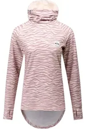 Eivy Langarmshirt (1-tlg) mit extra hohem Kragen rosa S