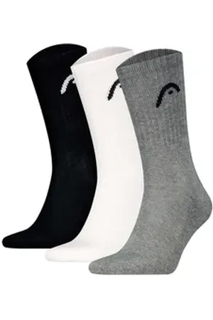 Head Sportsocken Unisex Socken 3er Pack Baumwolle (Packung, 3er Pack) bunt|grau|schwarz 39-42