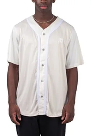 Karl Kani Baseballtrikot OG Block Pinstripe Baseball Shirt beige M