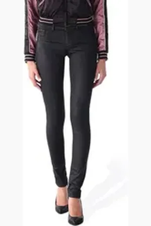 Diesel Jeansjeggings Livier 0838W Damen Jeans Hose Slim Jeggings schwarz W23