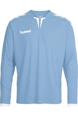 Hummel Fußballtrikot Herren Core LS Poly Jersey Langarm-Trikot blau XL