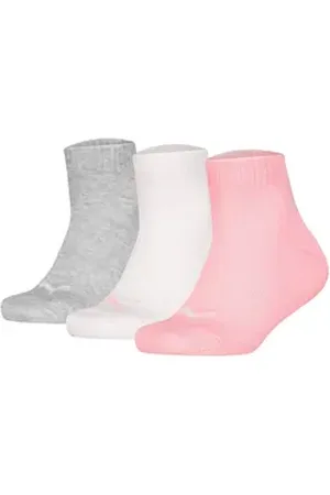 PUMA Freizeitsocken Unisex Socken 3er Pack Baumwollmischung (Packung, 3er Pack) bunt|grau|rosa 27-30