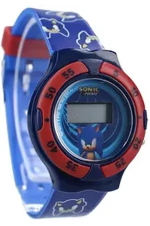 Sonic The Hedgehog Digitaluhr Kids Time! Digitale Kinderuhr mit Sonic-Motiv & PVC-Armband