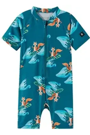 Reima Schwimmanzug ATLANTTI Logo-Applikation blau 080