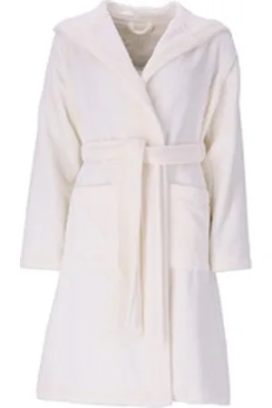 Bugatti Damenbademantel Damen Bademantel mit Kapuze Romina, Baumwolle, hohe Markenqualität beige XL 48/50 | 108 cm