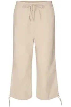 soyaconcept 3/4-Hose CISSIE (1-tlg) Drapiert/gerafft beige M