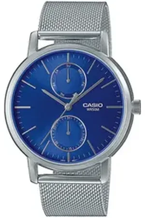 Casio TIMELESS COLLECTION Quarzuhr MTP-B310M-2AVEF, Armbanduhr, Herrenuhr, analog, Datum, Edelstahlarmband silberfarben