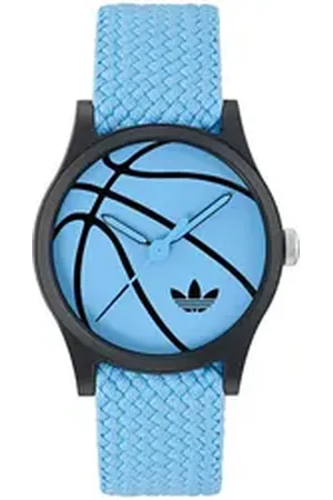 adidas Originals Quarzuhr GAME ONE AOSY250282I, Armbanduhr, Herrenuhr, Damenuhr,Nylonarmband,wasserabweisend bis 5 bar blau