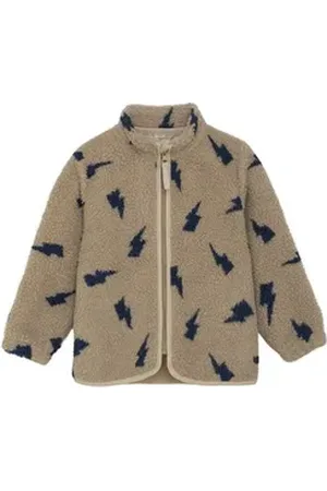 CeLaVi Plüschjacke CETeddy Fleece Jacket niedliche Fleecejacke mit Herzen blau 90