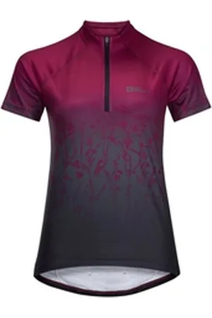 Jack Wolfskin Funktionsshirt MOROBBIA HZ PRINT T W rot S (36)