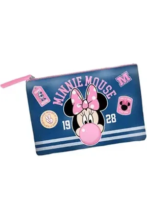 KARACTERMANIA Kosmetiktasche Disney Minnie Maus Kulturbeutel Kulturtasche Waschtasche Strandtasche blau