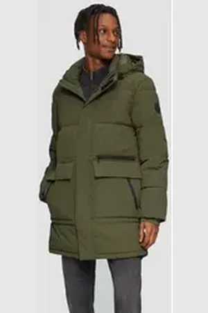 QS by s.Oliver Langmantel Gesteppter Parka mit Kapuze und Innenkragen XL