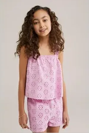 WE Fashion Blusentop rosa 110/116