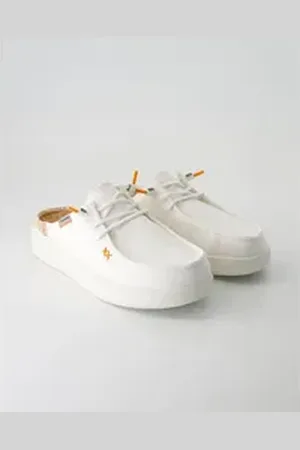 FUSION Lily capri washed Pantolette weiß 42 EU