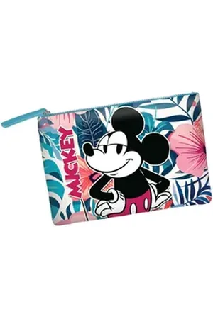KARACTERMANIA Kosmetiktasche Disney Micky Maus Kulturbeutel Kulturtasche Waschtasche Strandtasche blau
