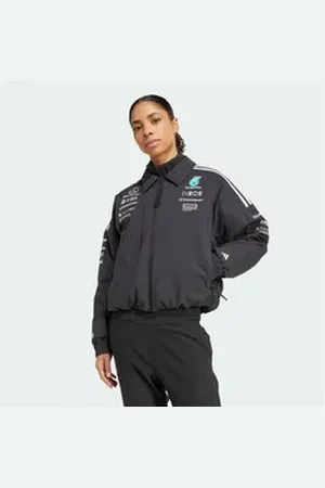 adidas Performance Sweatjacke MERCEDES - AMG PETRONAS FORMULA ONE TEAM JACKE schwarz L