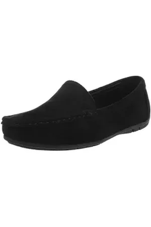 Ital-Design Klassische Slipper – Komfortable Alltagsschuhe für Sie Slipper (89319097) Flach Mokassins in Schwarz schwarz 37 EU