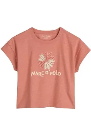 Marc O’ Polo T-Shirt aus weichem Slub-Jersey rot 176