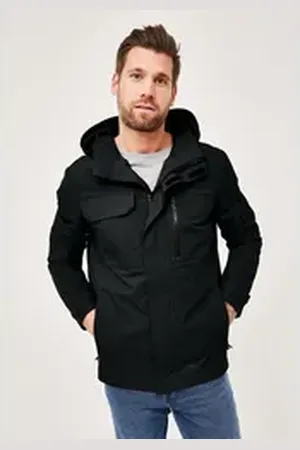 Redpoint Funktionsjacke Luke Wasserdichte Outdoorjacke mit Kapuze schwarz 4XL