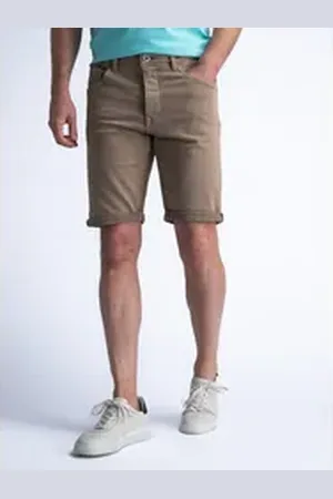 Petrol Industries Jeansshorts Jackson Farbige Denim-Shorts Sungreet braun L