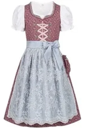 Nübler Dirndl Kinderdirndl 3-teilig Lea in Beere von lila 164