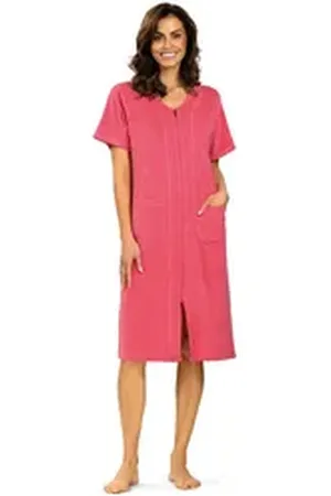 Comtessa Strandkleid Feeling Good (Set, 1-tlg., 1-teilig) Damen Sommerkleid Hauskleid 105cm Homewearkleid Baumwolle lila 44