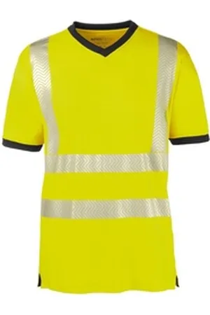 4Protect Warnschutz-Shirt Warnschutz-T-Shirt Miami gelb 4XL