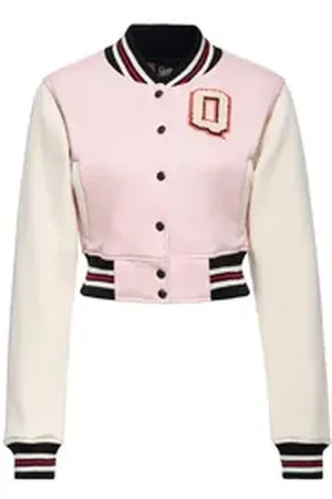 Queen Kerosin QueenKerosin Collegejacke Purr Purr (1-St) mit hochwertiger Rückenstickerei rosa M