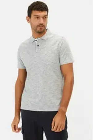Camel Active Poloshirt aus Baumwolle Shirts_Poloshirt grau 4XL