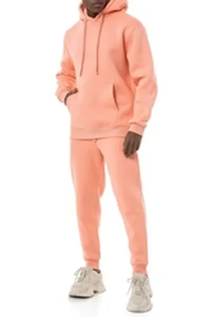 Redbridge Jogginganzug Heavy Cotton Premium Qualität (2-tlg) rosa XL