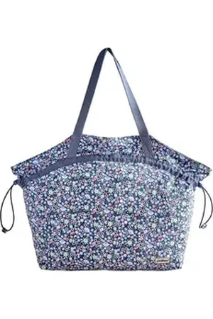 Cath Kidston Einkaufsbeutel Große Tragetasche mit Kordelzug blau