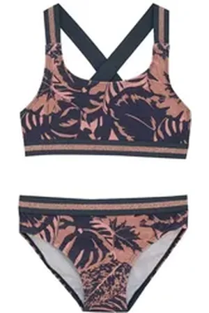 Color Kids Bandeau-Bikini Bikini Glitzer Coral Blush 116