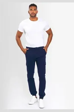 Alessandro Salvarini Cargohose ASJacamo mit Elasthan, Regular Slim Fit blau 36