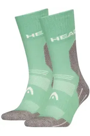 Head Socken HIKING ALL CLIMATES CREW 2P (2 Paar) mit Logostickerei grün 39-42